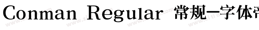 Conman Regular 常规字体转换